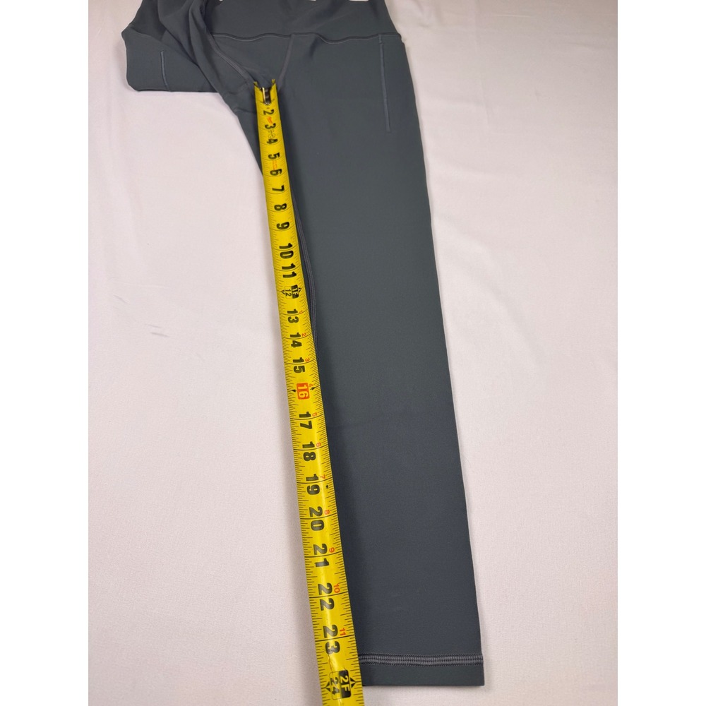 Athleta Transcend Stash Tight Leggings Sage Green/Gray High Rise Small - Picture 2 of 7
